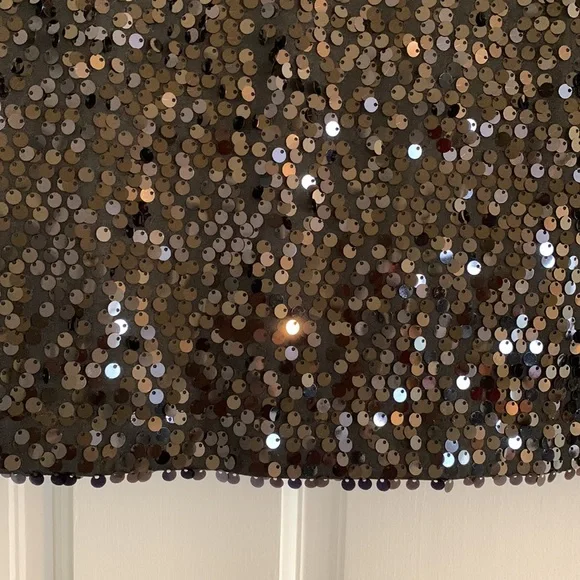 EUC.  Black sequin mini skirt - Picture 2 of 5